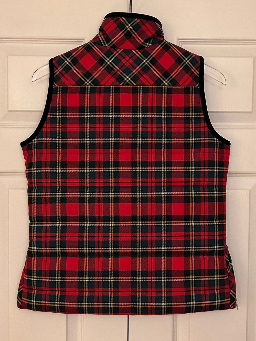J. Crew Tartan Plaid Mountain Puffer Vest